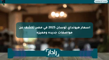 أسعار هيونداي توسان 2025 في مصر تكشف عن مواصفات جديدة ومميزة